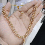 Red & Green Stone Necklace with Earrings – Elegant Traditional Set - Image 4