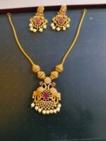 Traditional Nanu patti with earrings - Image 2