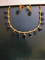 Daily wear necklace set with earrings - Image 4